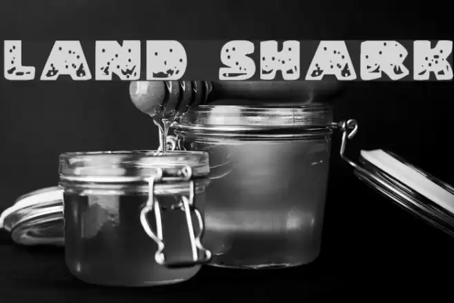 Land Shark Font examples