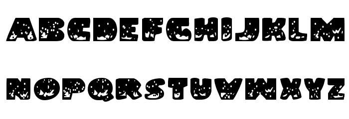 Land Shark Font LOWERCASE