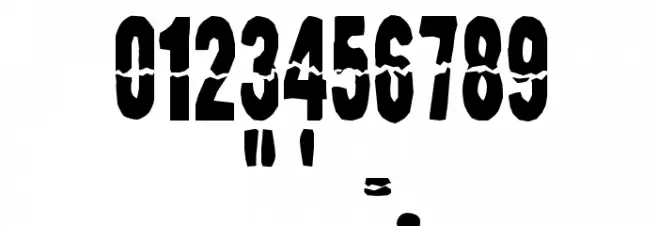 Land Speed Record Font OTHER CHARS