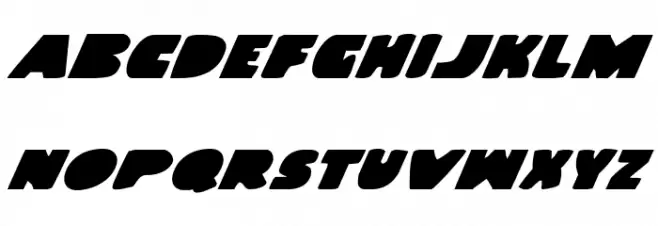Land Whale Italic Font UPPERCASE
