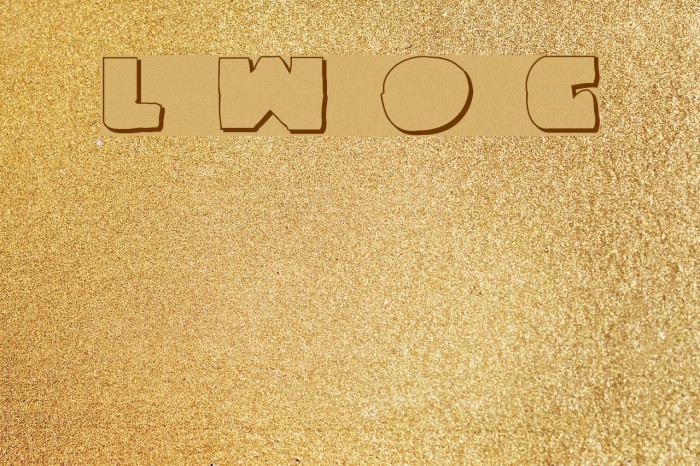 Land Whale Outline Grunge Font examples