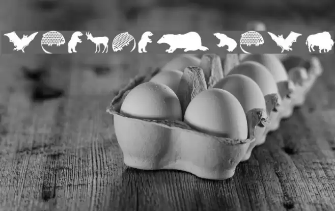 LandAnimals Font examples