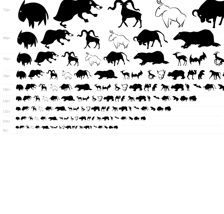 LandAnimals Waterfall