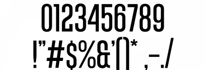 Landasans Medium Font OTHER CHARS