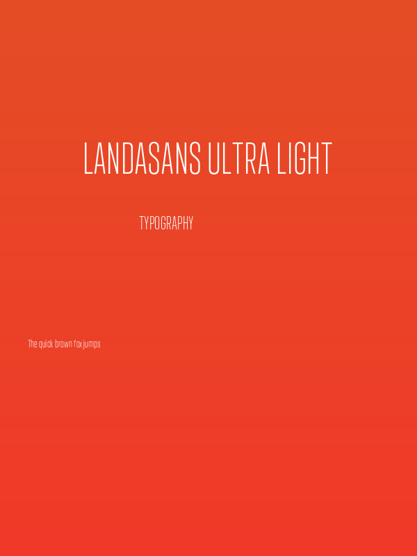 Landasans Ultra Light Poster