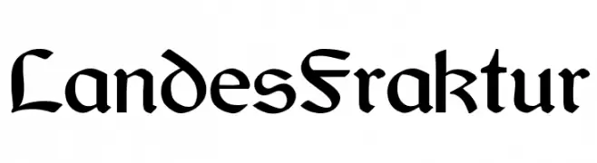 LandesFraktur  Descarca Fonturi Gratis