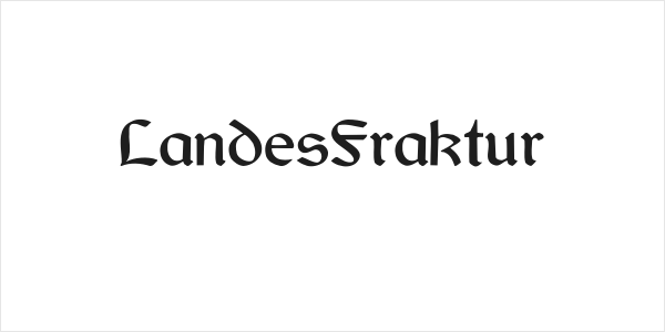 LandesFraktur Logo