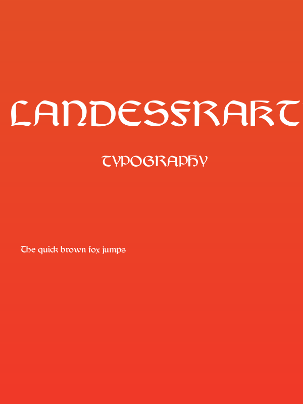 LandesFraktur Poster