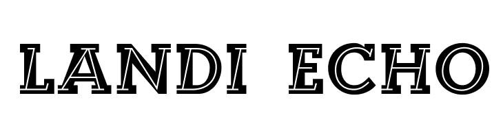 Landi_Echo  font caratteri gratis