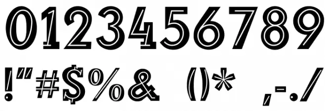 Landi_Echo Font OTHER CHARS