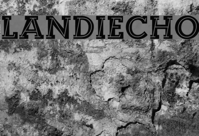 Landi_Echo Font examples