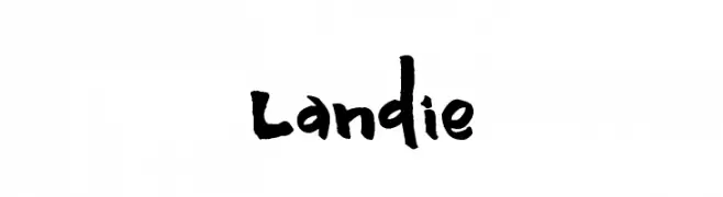 Landie  नि: शुल्क फ़ॉन्ट्स डाउनलोड