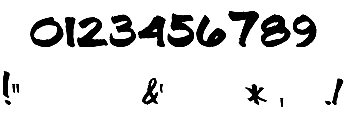 Landie Font OTHER CHARS
