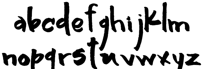 Landie Font LOWERCASE