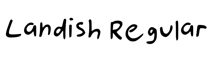 Landish Regular  Free Fonts Download