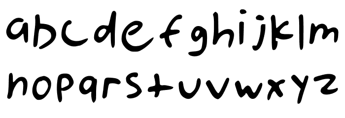 Landish Regular Font LOWERCASE