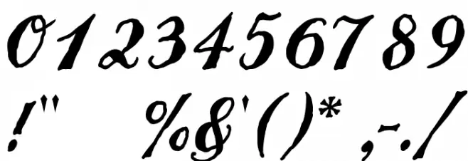Landliebe Font OTHER CHARS