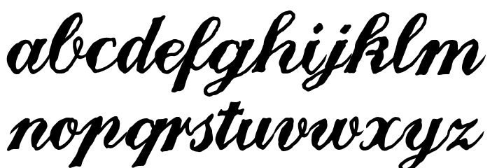 Landliebe Font LOWERCASE