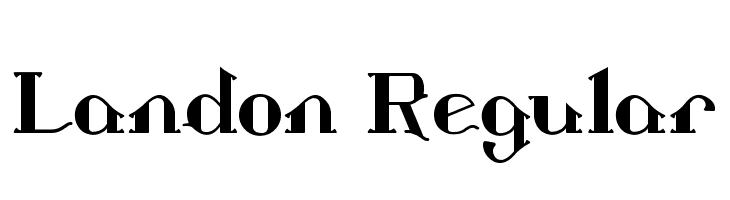 Landon Regular  नि: शुल्क फ़ॉन्ट्स डाउनलोड