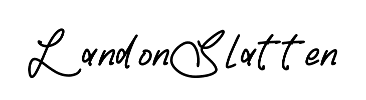Landon Slatten  Frei Schriftart Herunterladen