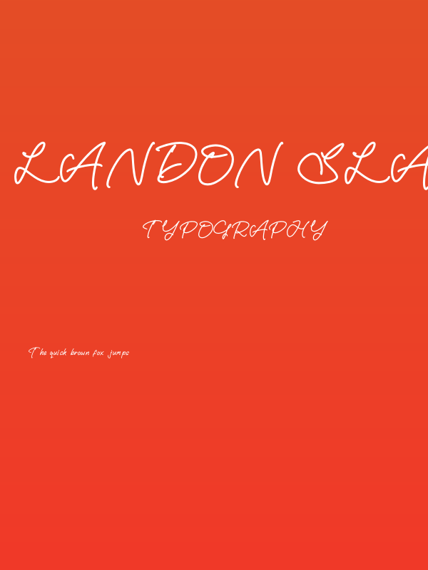Landon Slatten Poster