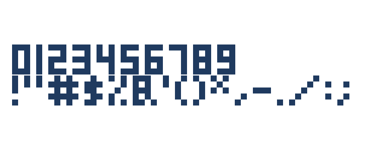 LandonPixel Regular Other Characters