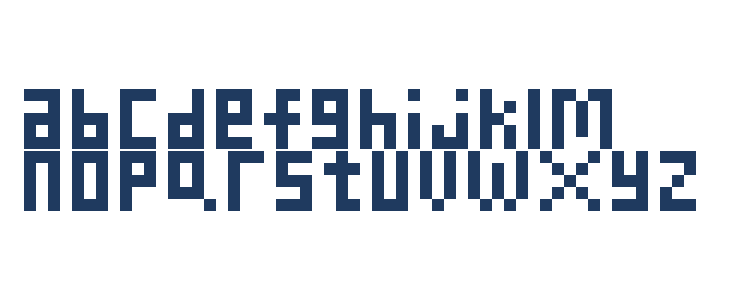 LandonPixel Regular Lowercase