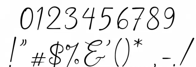 Landsay Schriftart Anderer Schreiben