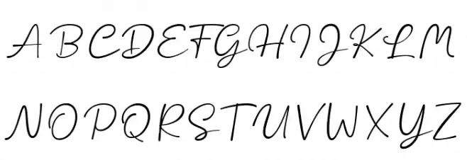 Landsay خط أحرف كبيرة