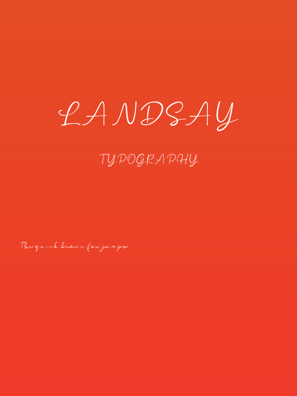 Landsay Poster