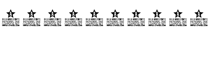 Landscape PERSONAL USE Font OTHER CHARS