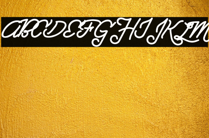 Landscape PERSONAL USE Font examples
