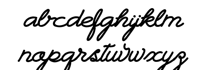 Landscape PERSONAL USE Font LOWERCASE