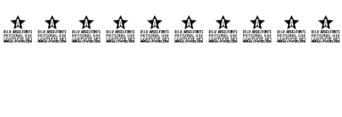 LandscapeLandPERSONALUSE Font OTHER CHARS