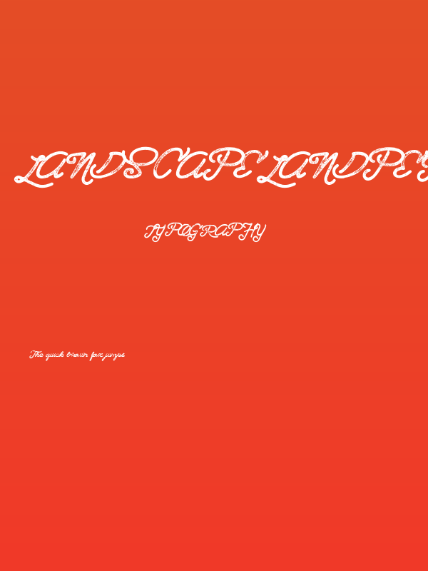 LandscapeLandPERSONALUSE Poster