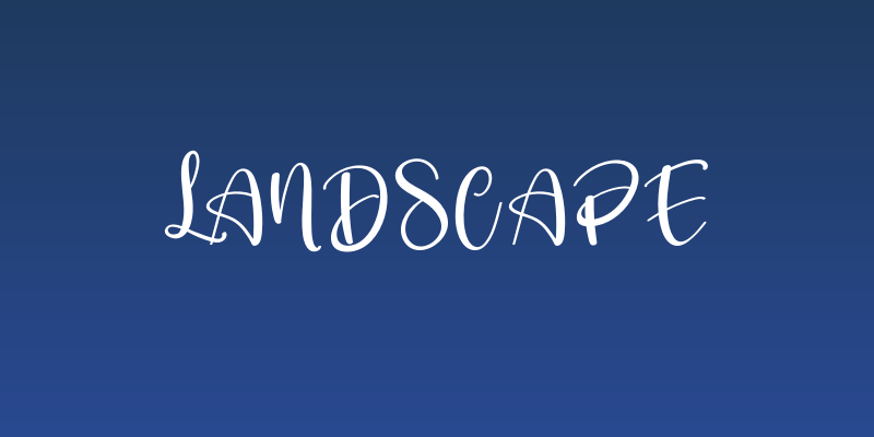 Landscape Social Header