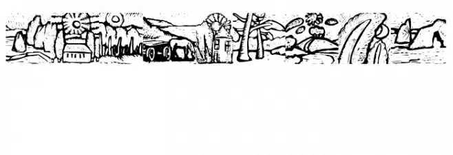 Landscapes Font OTHER CHARS