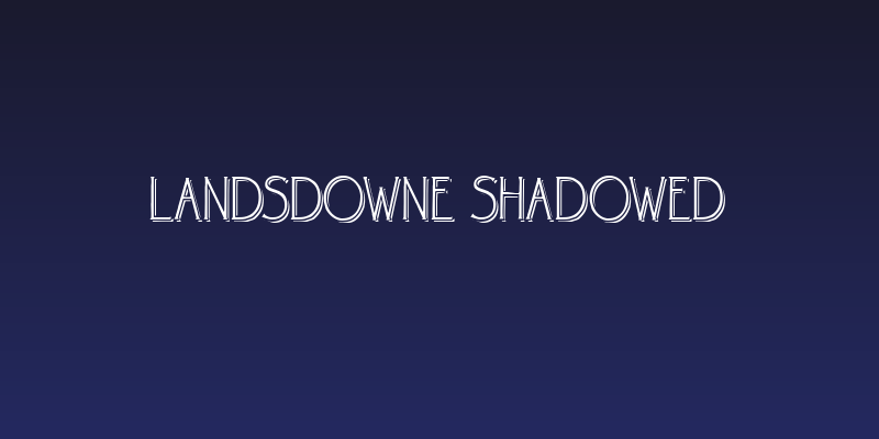 Landsdowne Shadowed Social Header