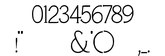 Landsdowne Font OTHER CHARS