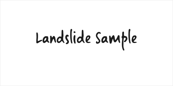 Landslide Sample Logo