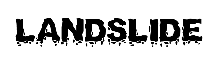 Landslide  baixar fontes gratis