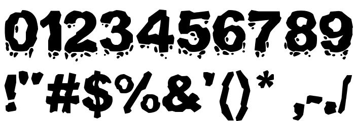Landslide Font OTHER CHARS