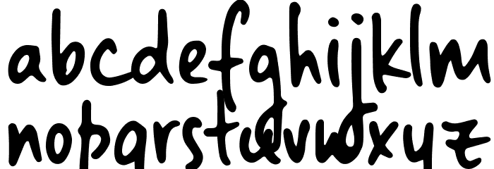 LandslideSample Font LOWERCASE