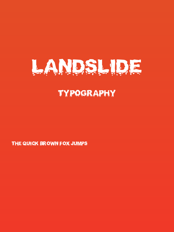 Landslide Poster