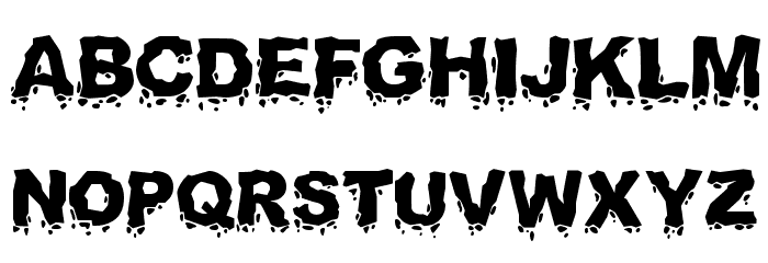 Landslide Font LOWERCASE