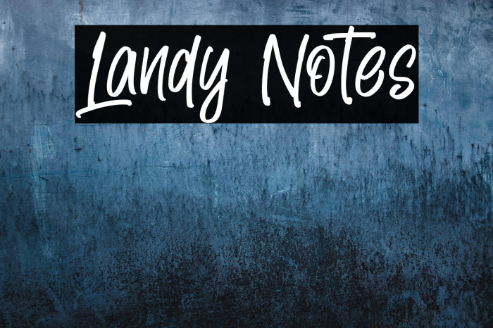 Landy Notes Example 2