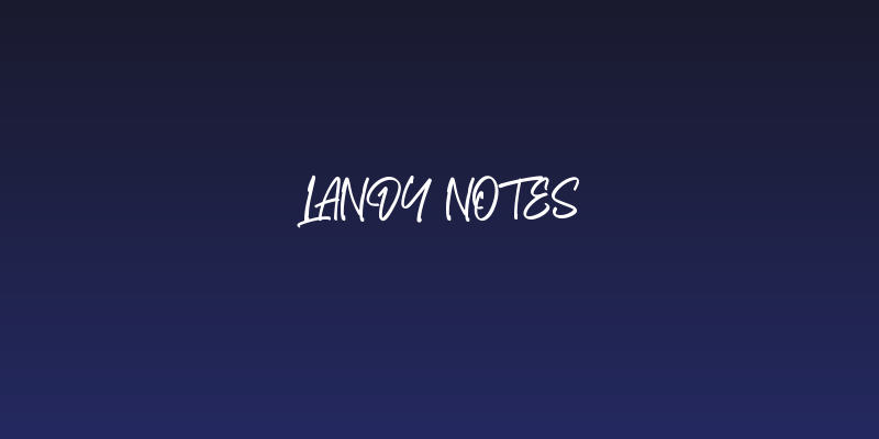 Landy Notes Social Header