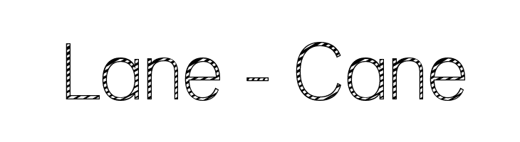 Lane - Cane Font