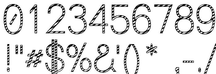 Lane - Cane Font OTHER CHARS