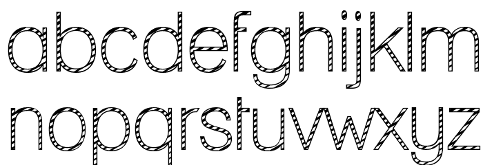 Lane - Cane Font LOWERCASE